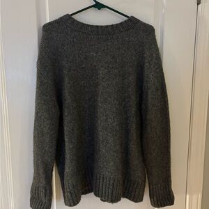 Zara Charcoal Knit Pullover